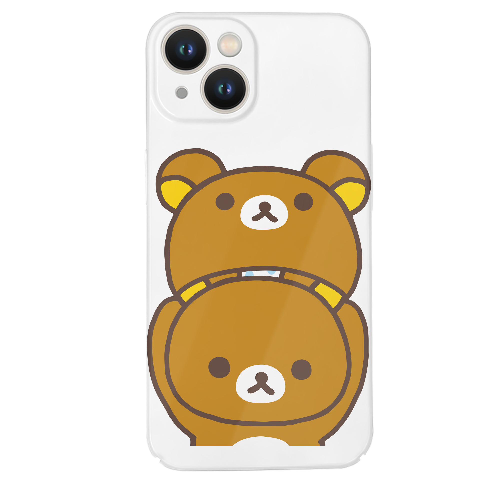 （画像用） リラックマ リラックマ キイロイトリ Rilakkuma Korilakkuma Kiiroitori 【iPhone 14シリーズ対応】ハードケース